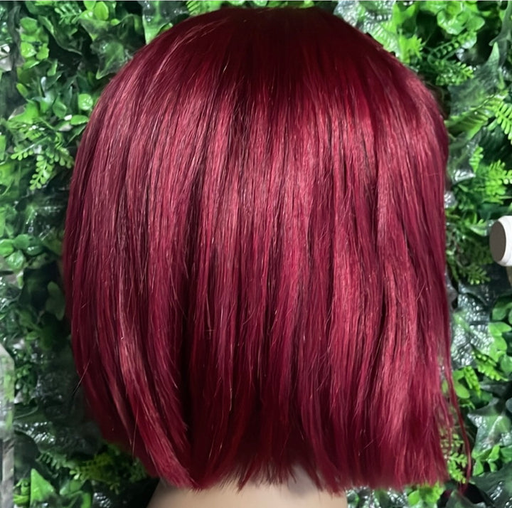 Wig Fever Wig - Human Hair Bob (Plum)