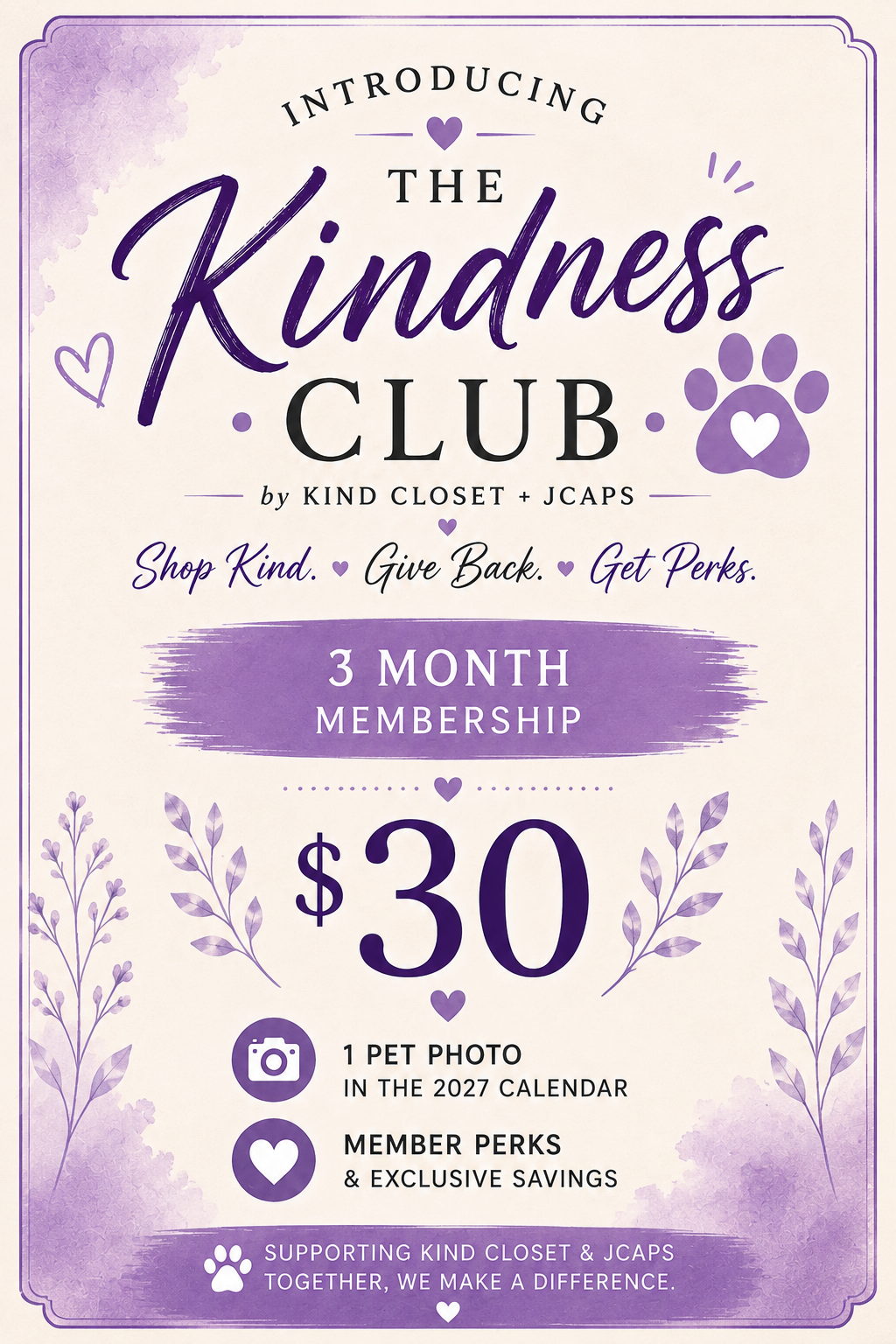 Kindness Club | 3-Month Membership