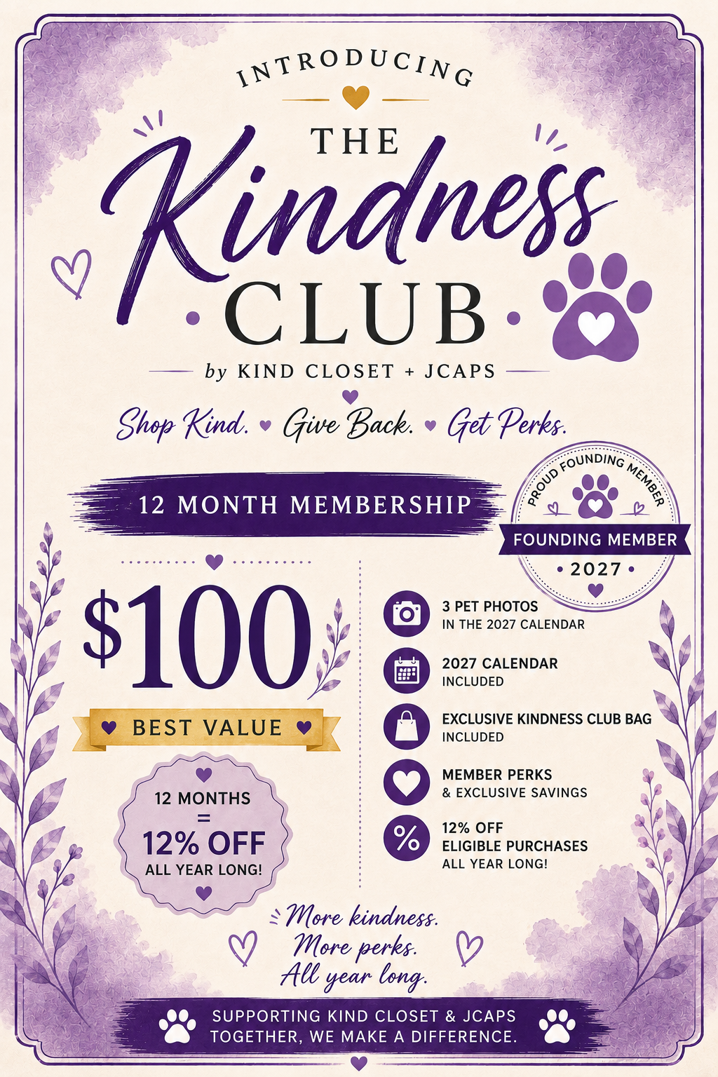 Kindness Club | Annual Membership