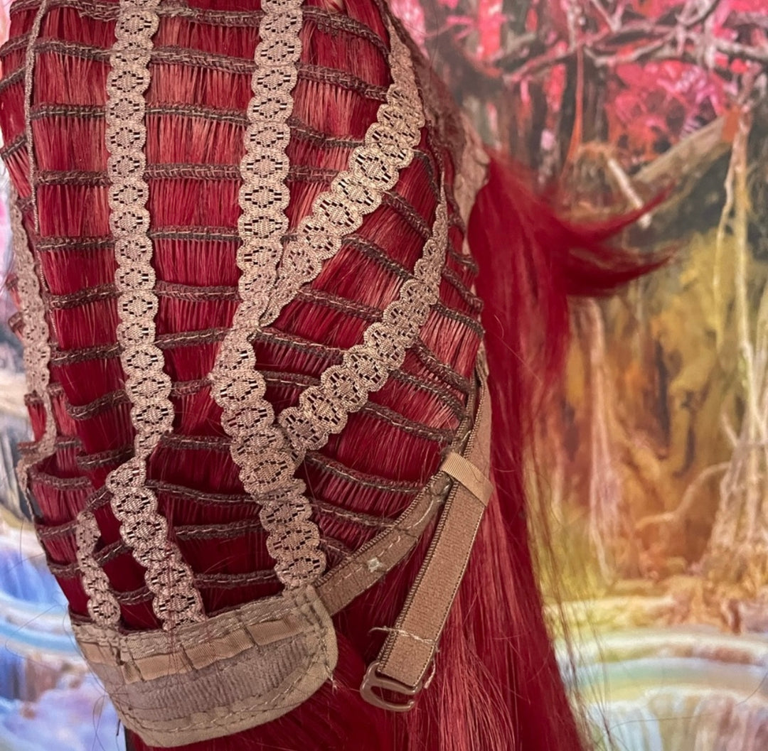 Long Vibrant Red Wig