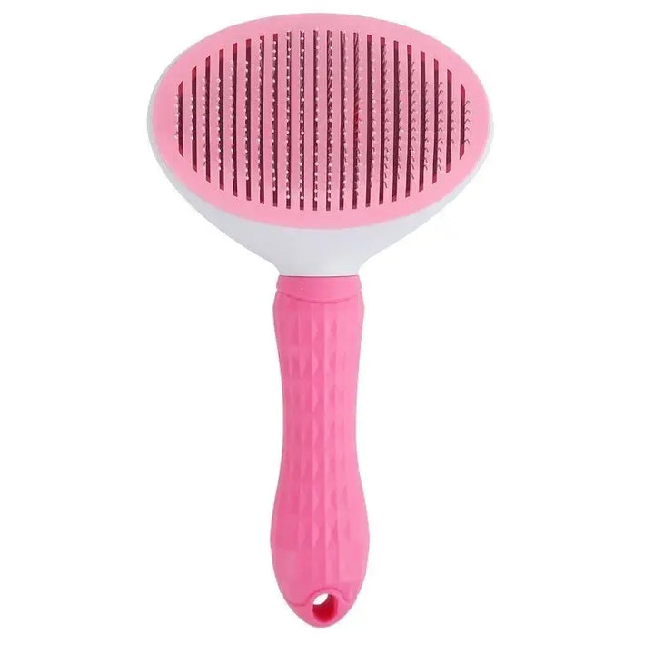 Self-Cleaning Pet Hair Remover Brush – Grooming Comb for Dogs & Cats