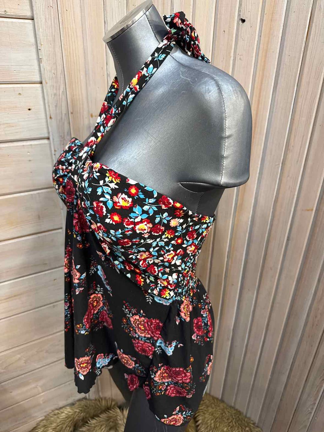 3X - No Boundaries Halter Top