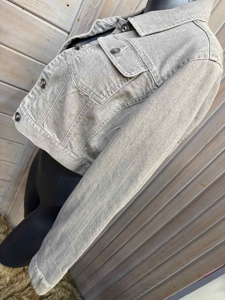 L - CATO Gray Denim Jacket