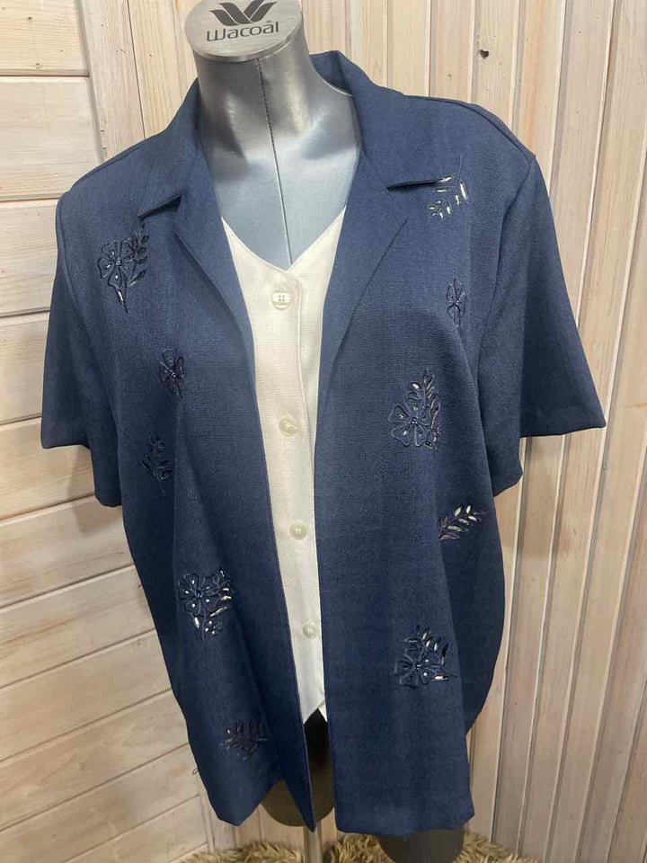 Alfred Dunner Button Down Top