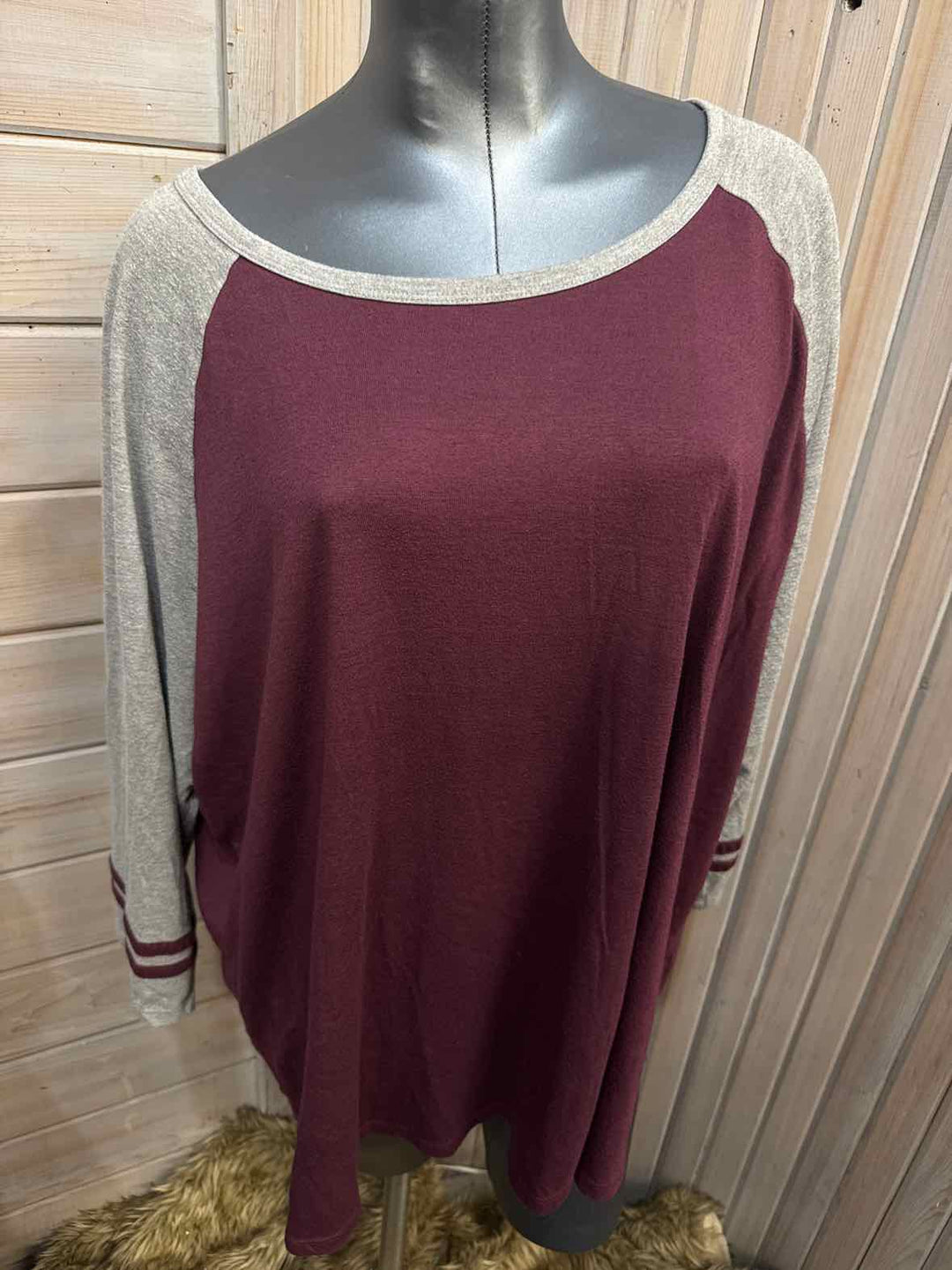 3X - terra & sky 3/4 Sleeve