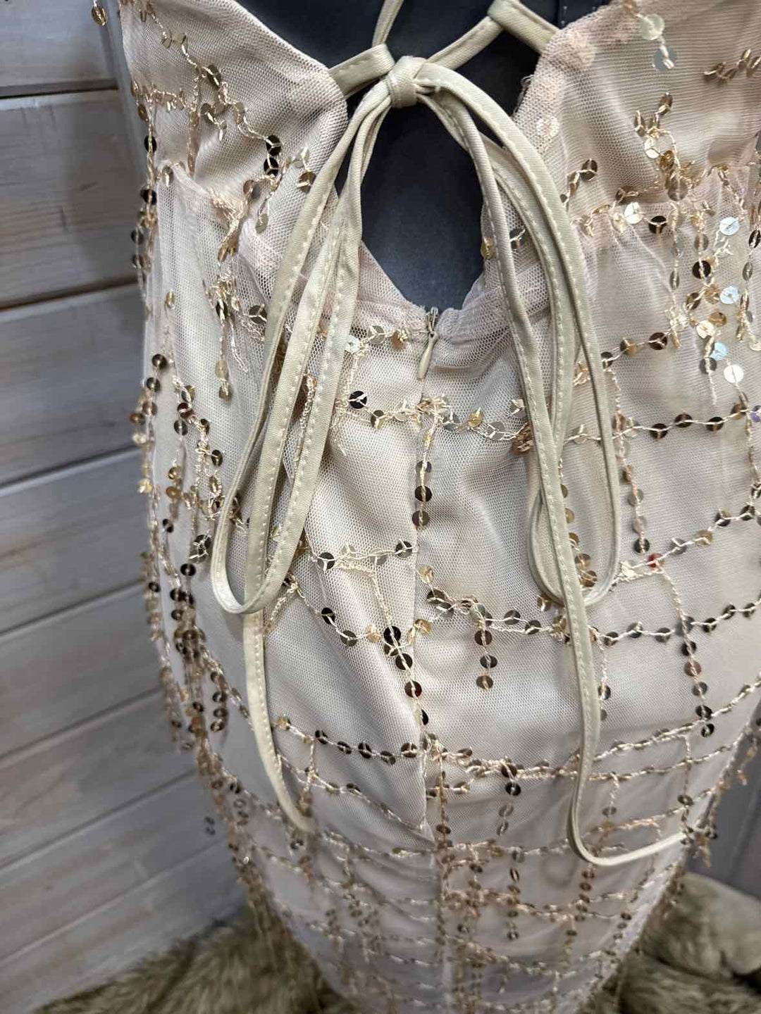 L - Sequinned Dress