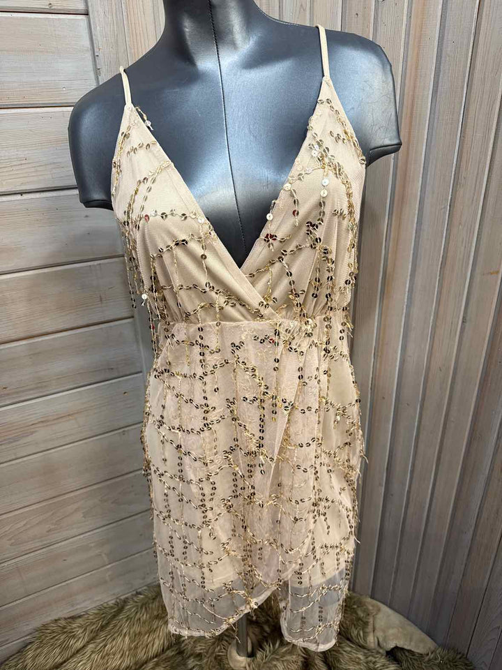 L - Sequinned Dress
