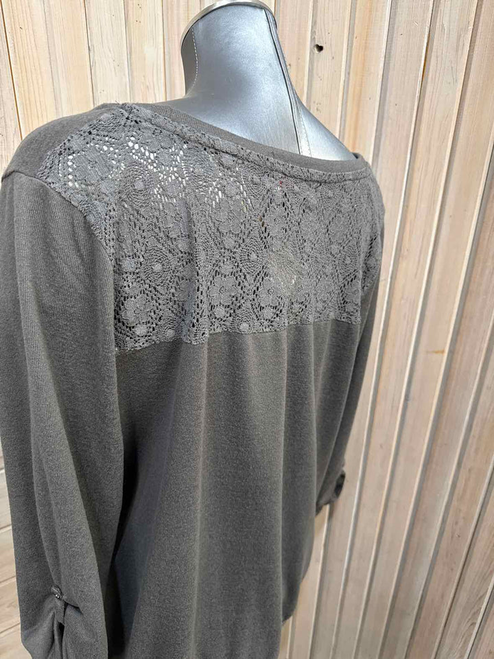 2X - French Laundry 3/4 Sleeve