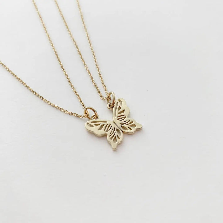 BFF Butterfly Necklace Duo