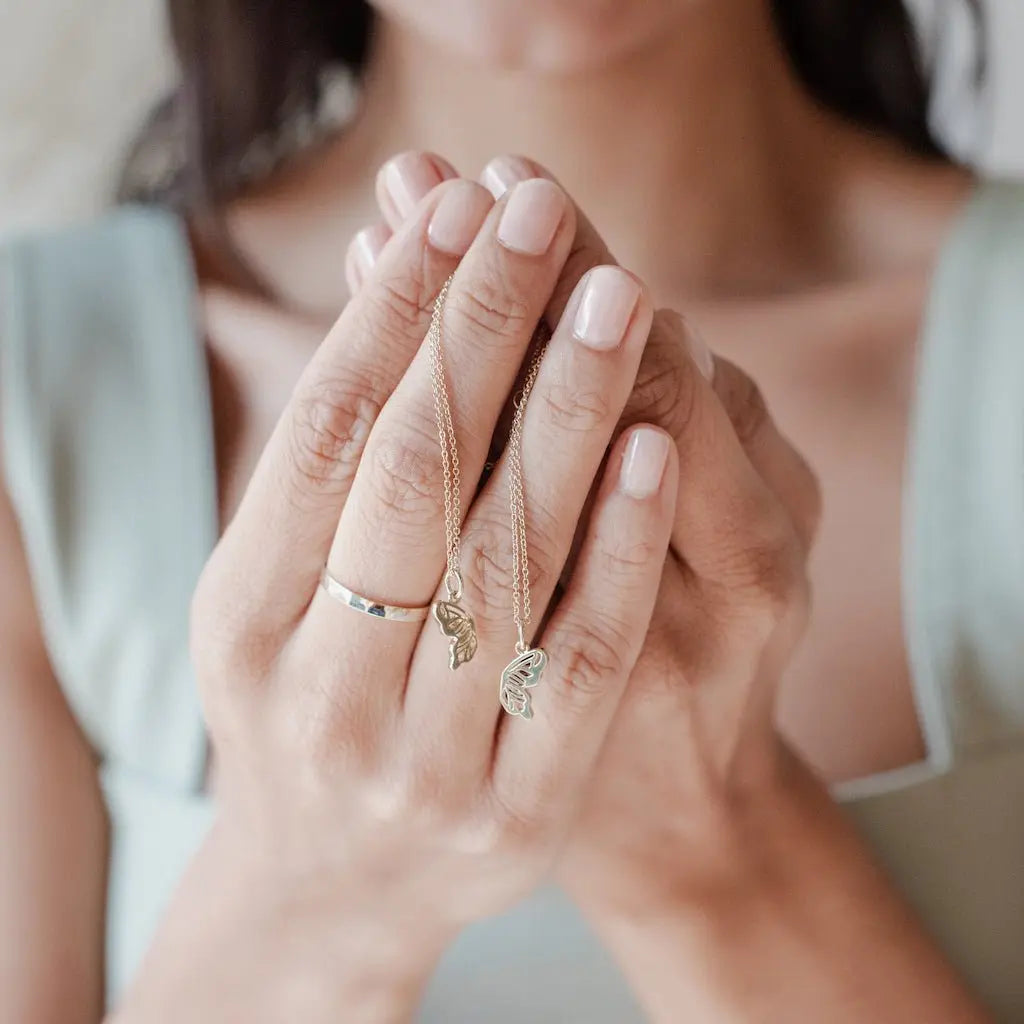 BFF Butterfly Necklace Duo