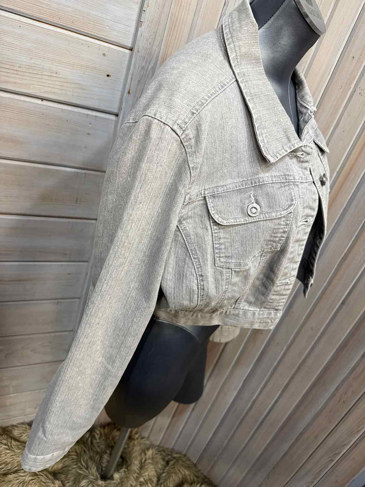 L - CATO Gray Denim Jacket