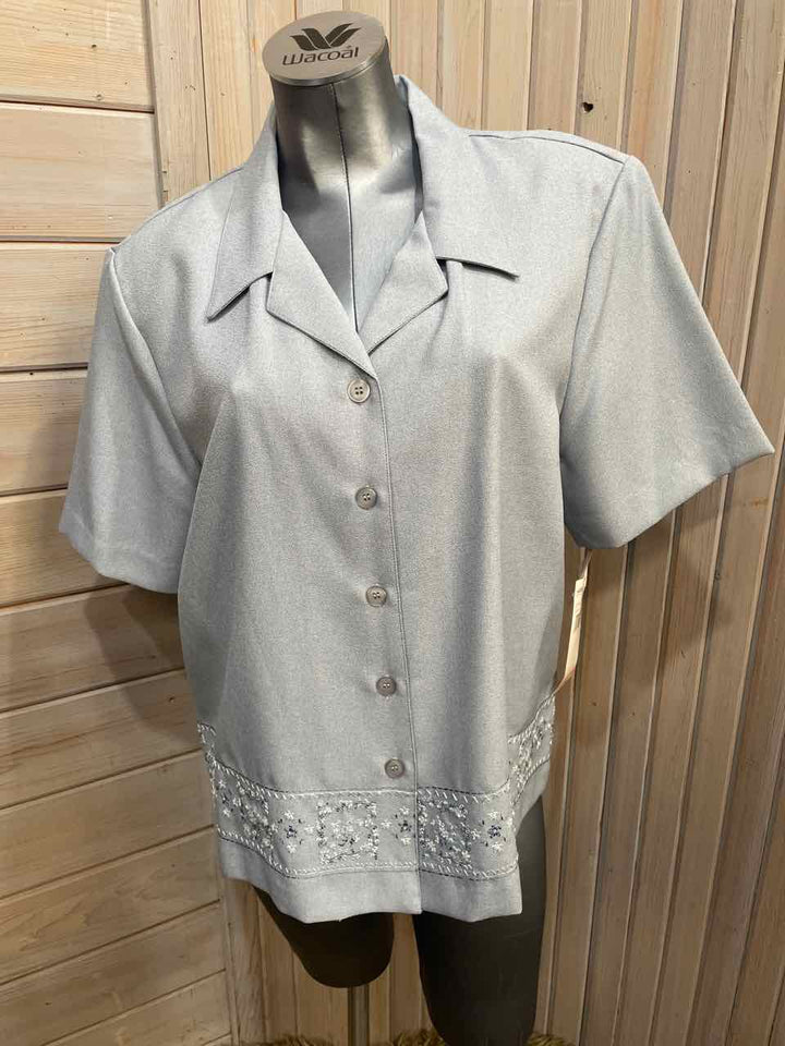 Alfred Dunner Button Down Top