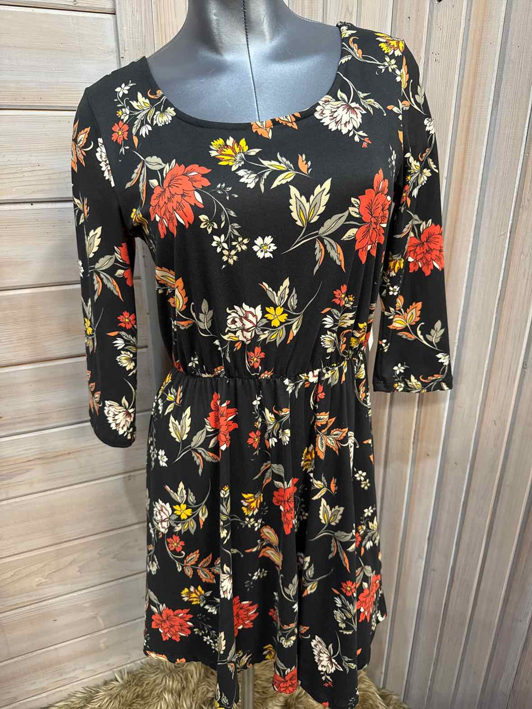 M - French Grey Dress
