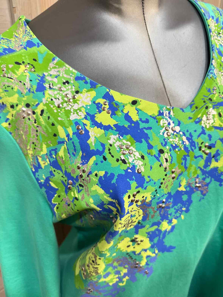 L - Ruby Rd 3/4 Sleeve