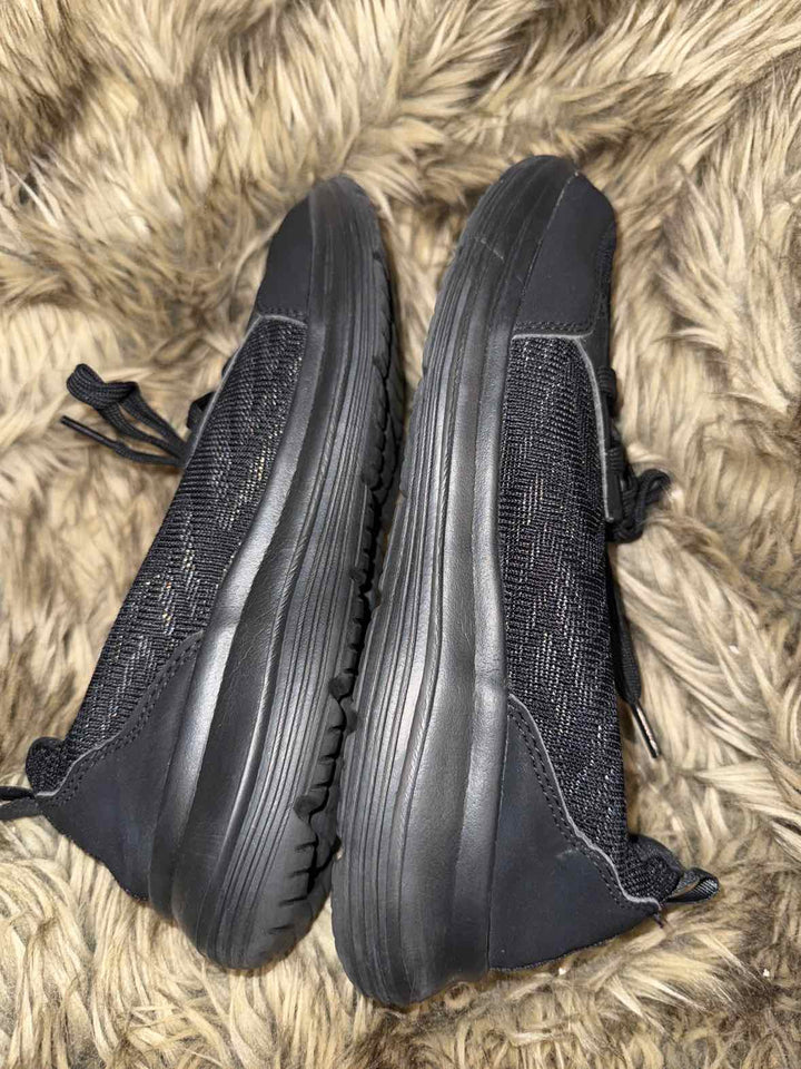 6.5 - Black Shimmer Sneakers