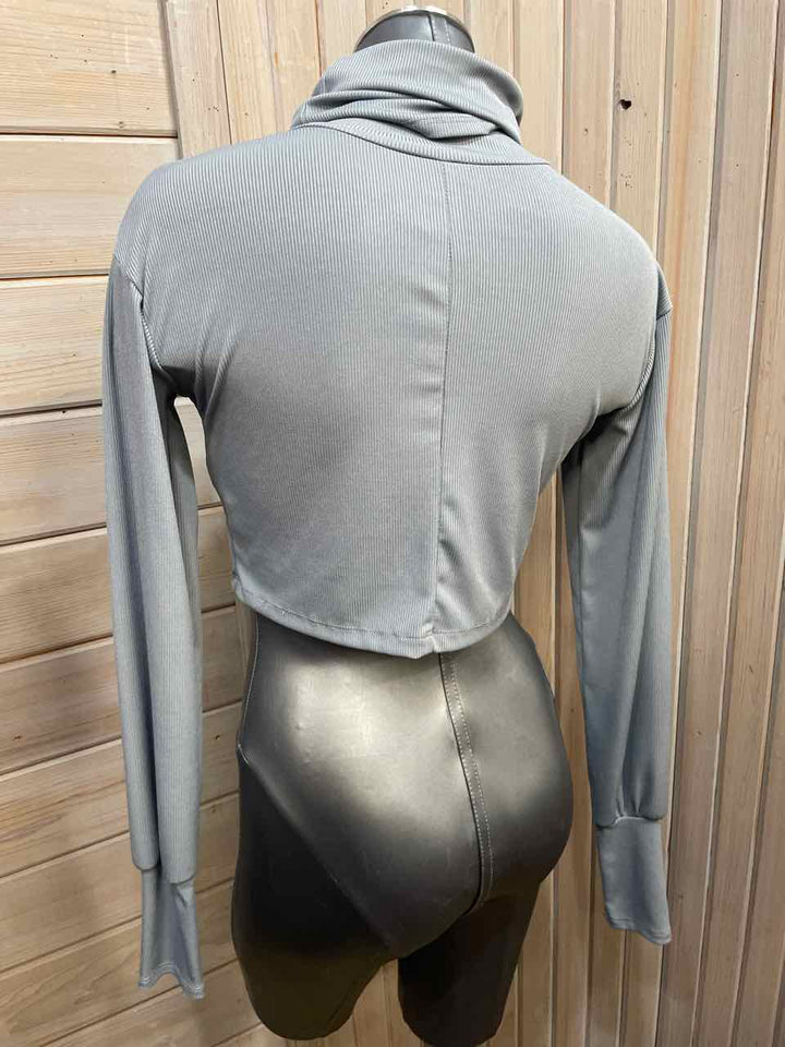 S - HYFVE Long Sleeve Turtleneck Crop Top