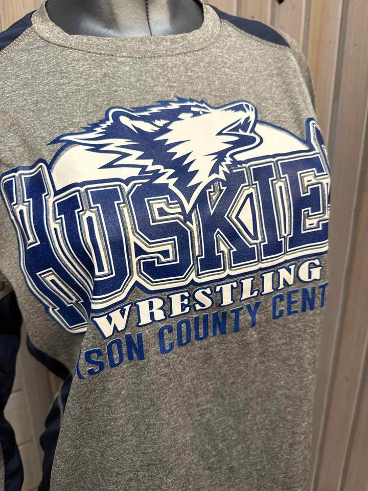 M - Long Sleeve Huskies Wrestling