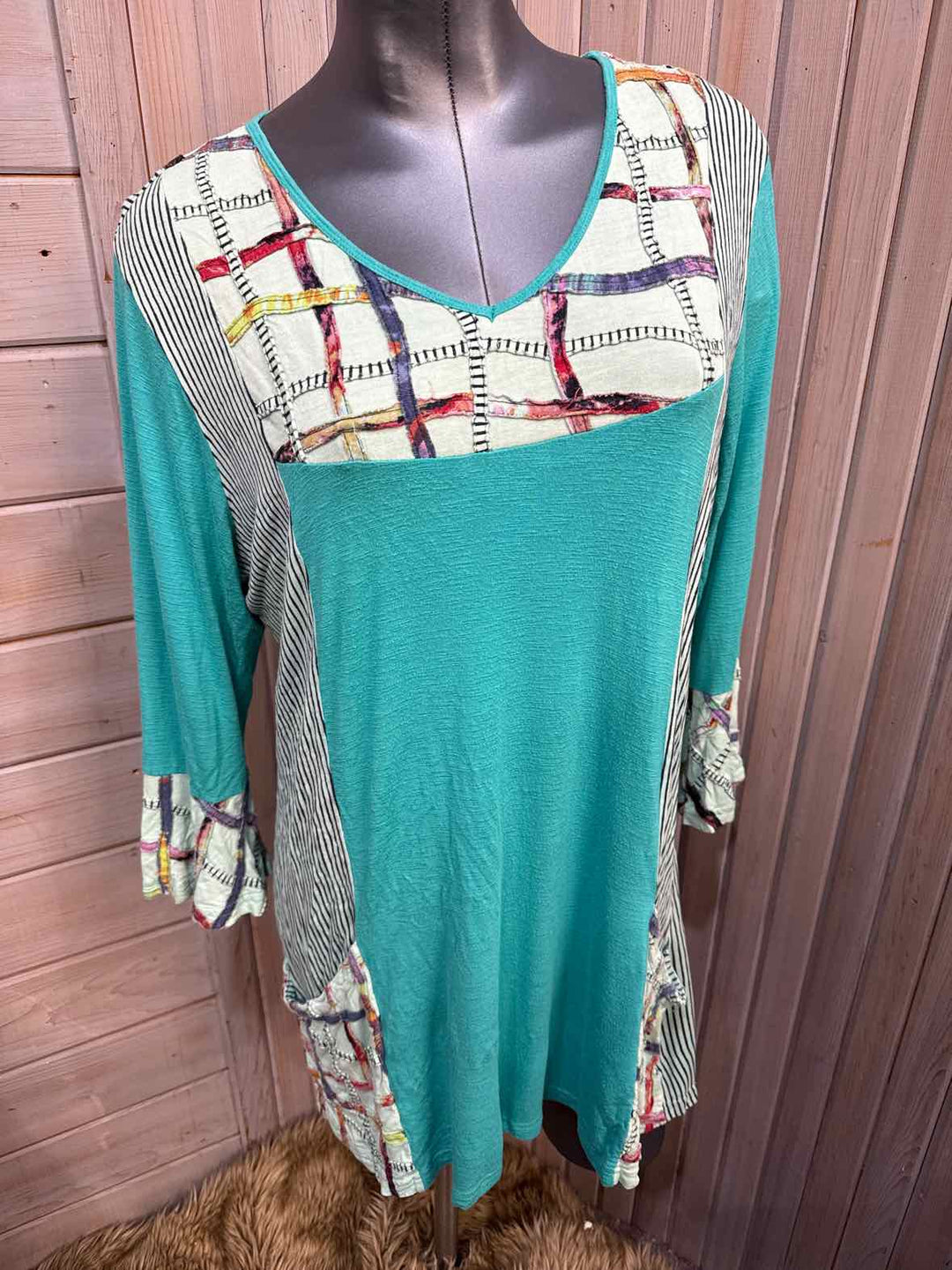 XL - parsley & sage 3/4 Sleeve