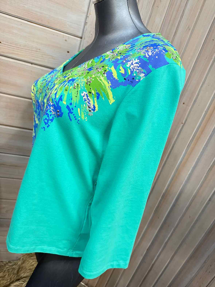 L - Ruby Rd 3/4 Sleeve
