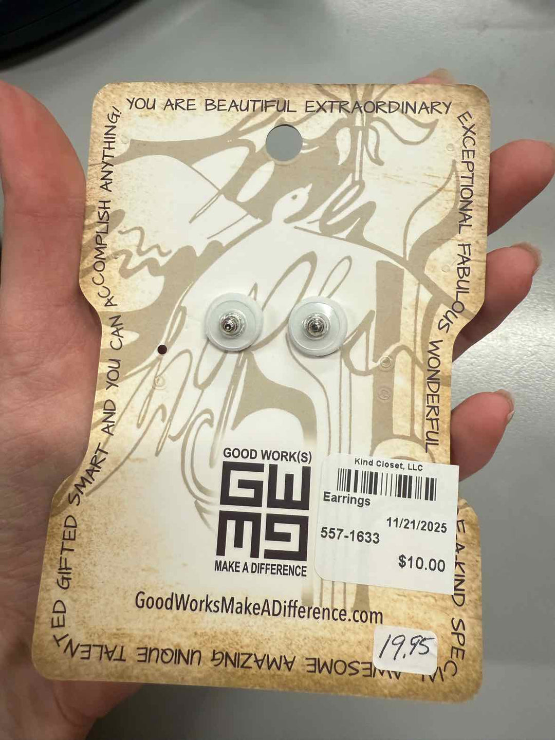 Jewelry - Good Works Earrings