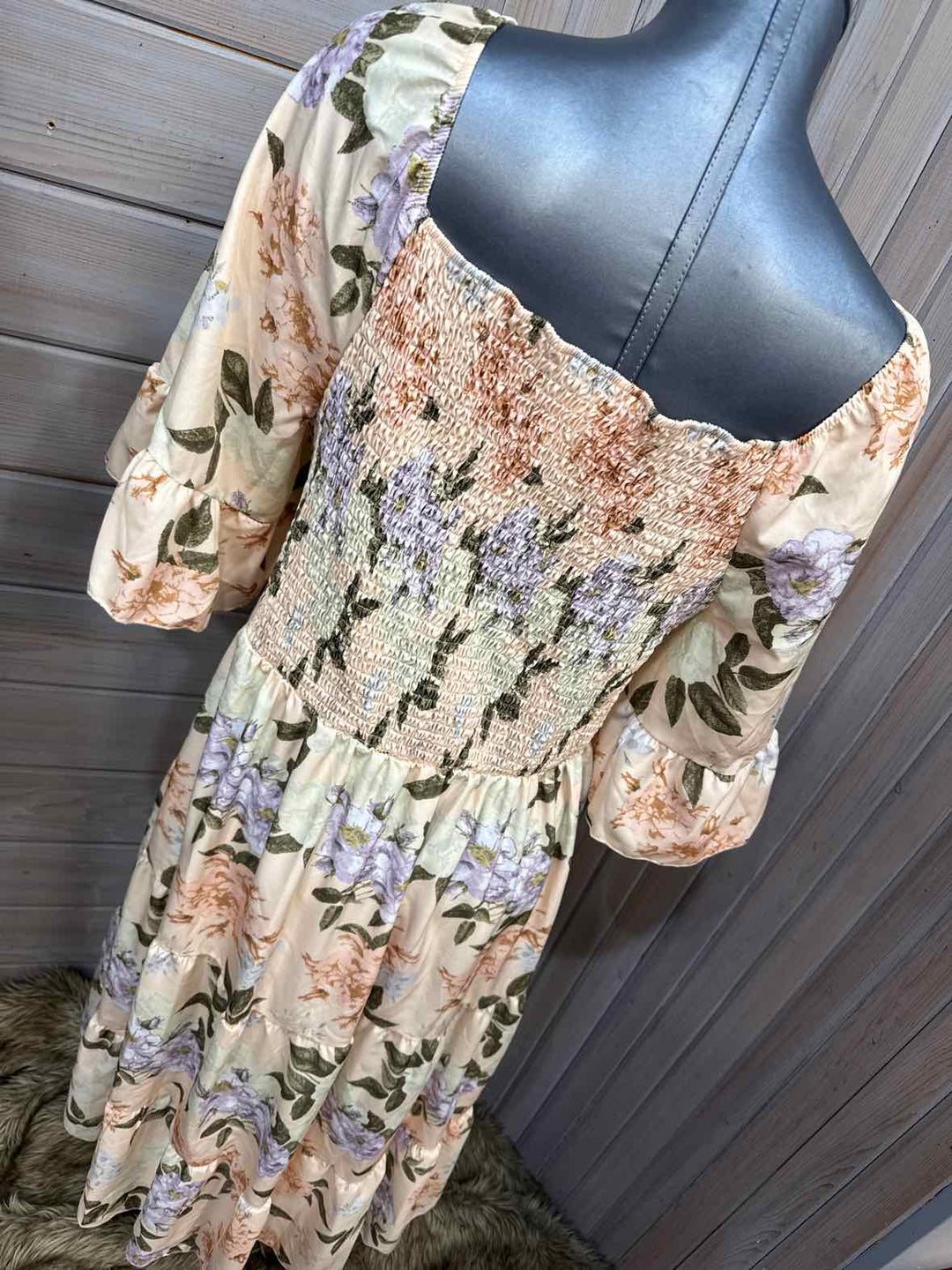2X - Floral Dress