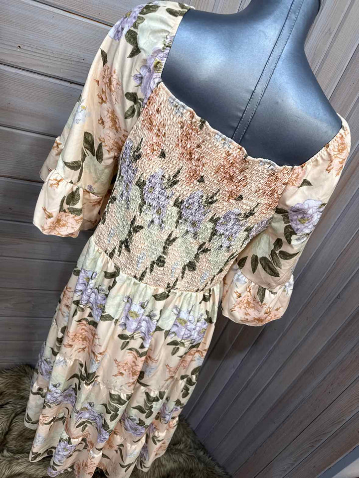 2X - Floral Dress