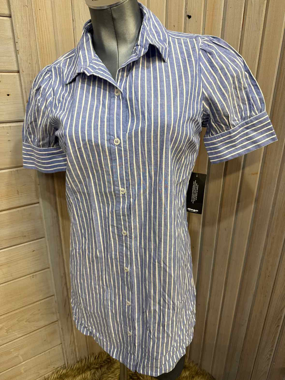 S - Hint of Blush Button Down