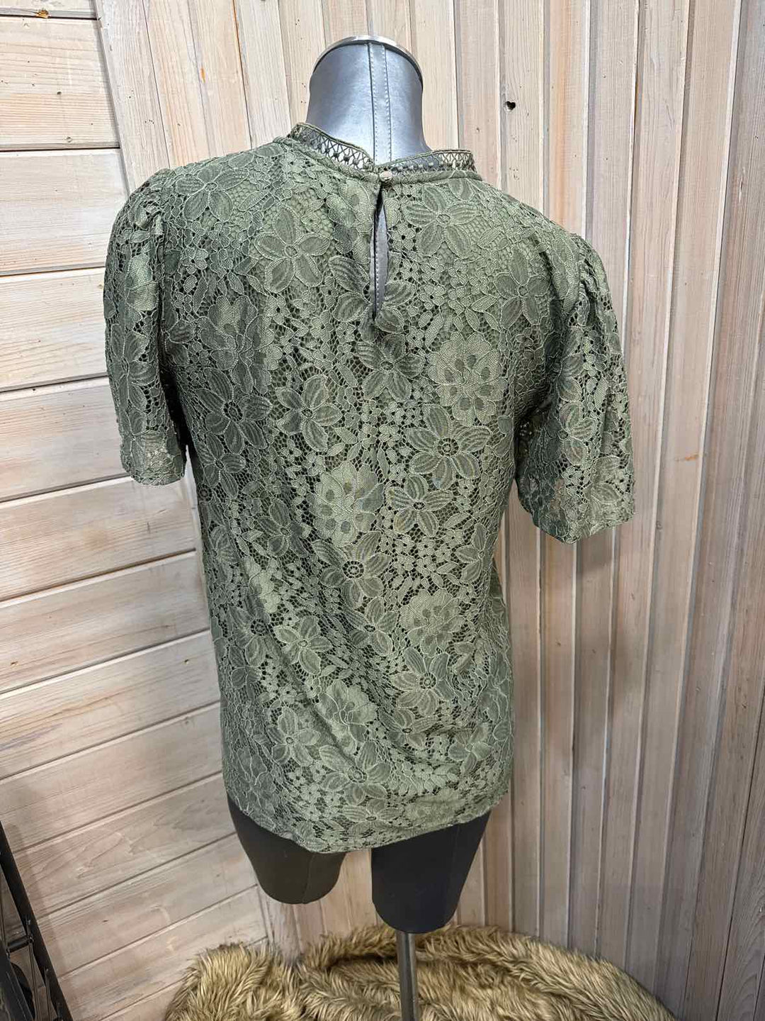 L - Cable & Gauge Peasant Top