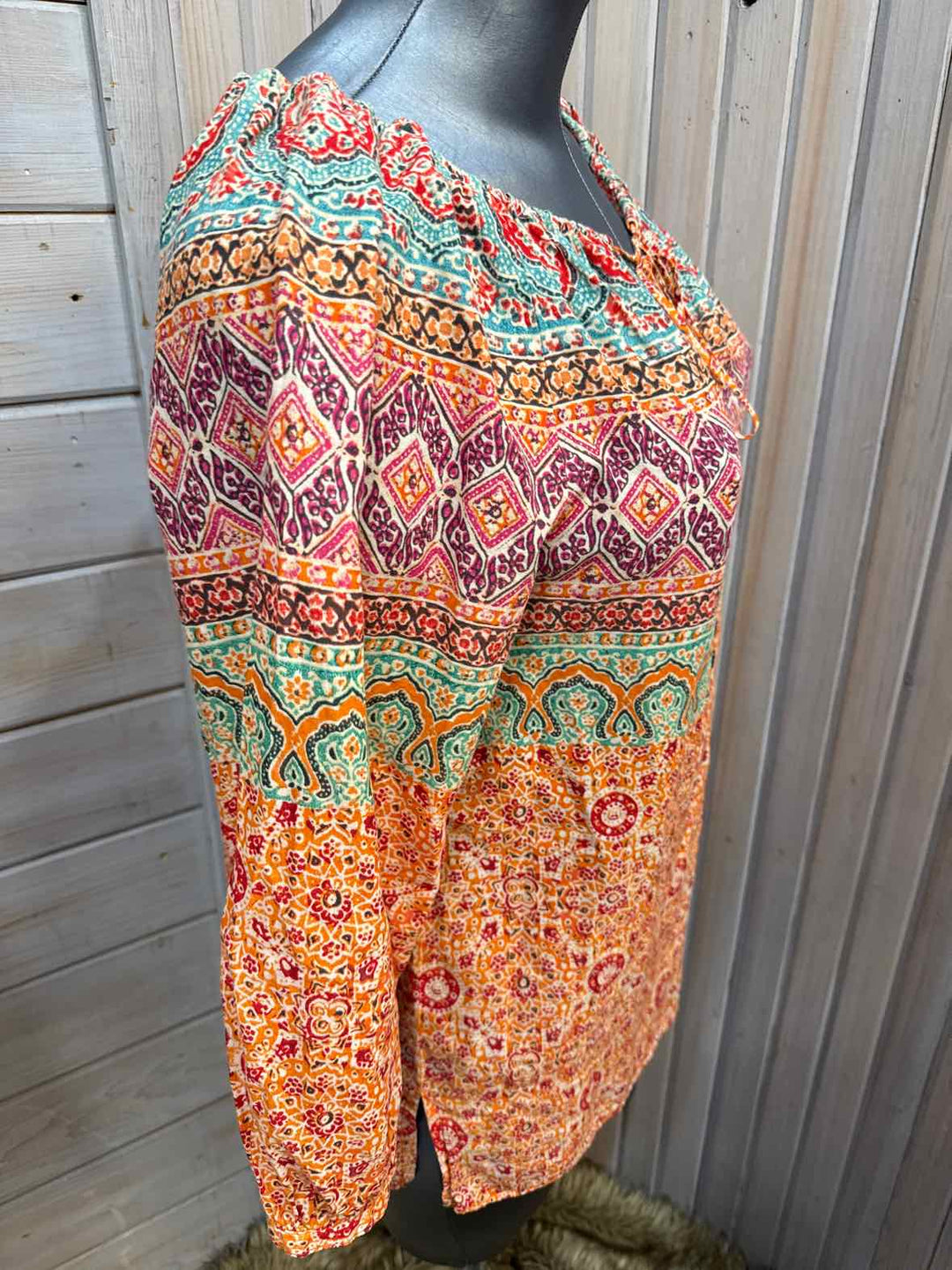 M - Ralph Lauren Peasant Top