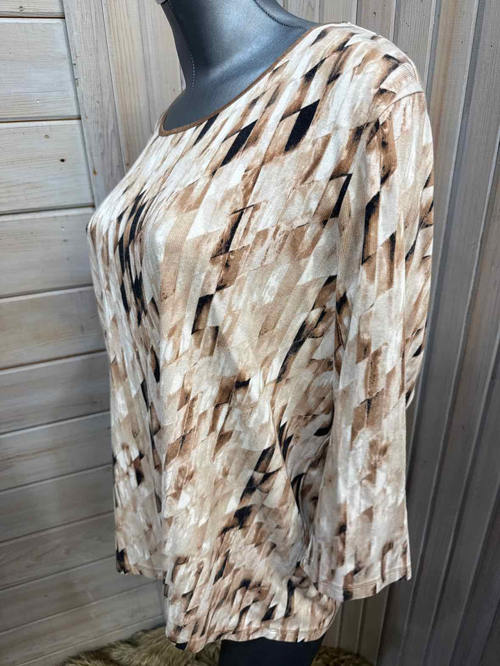 3X - JM Collection 3/4 Sleeve