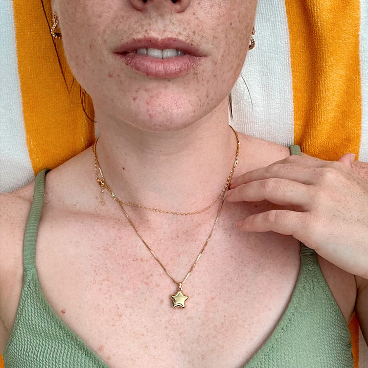 Polly Star Locket Necklace