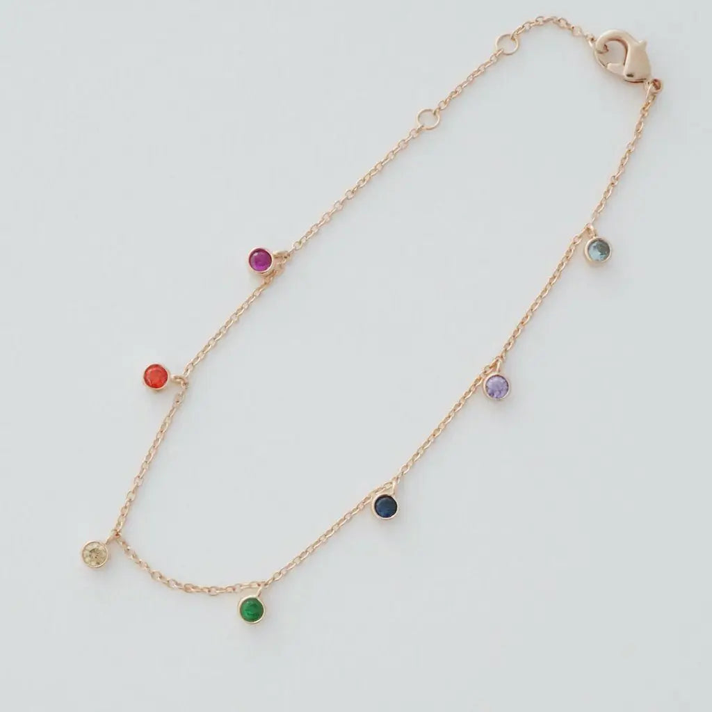 Rainbow Crystal Stardust Bracelet - Final Sale