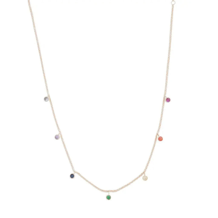 Rainbow Crystal Stardust Necklace