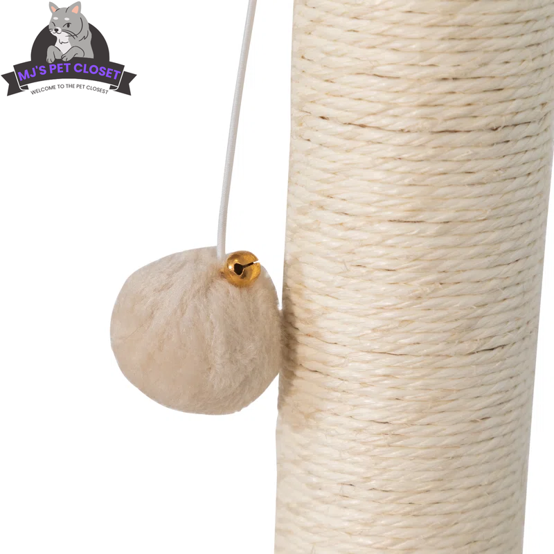 Elevate Your Cat's Playtime with the Darkiel 7-Piece Wall-Mounted Climbing Tower