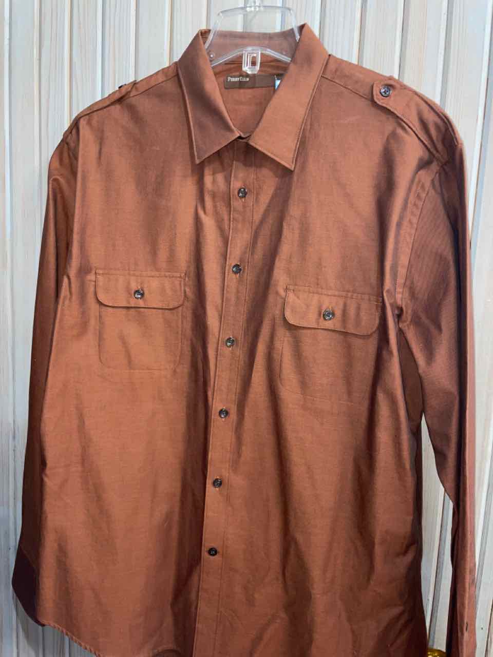 XL - Perry Ellis Long Sleeve Button Up