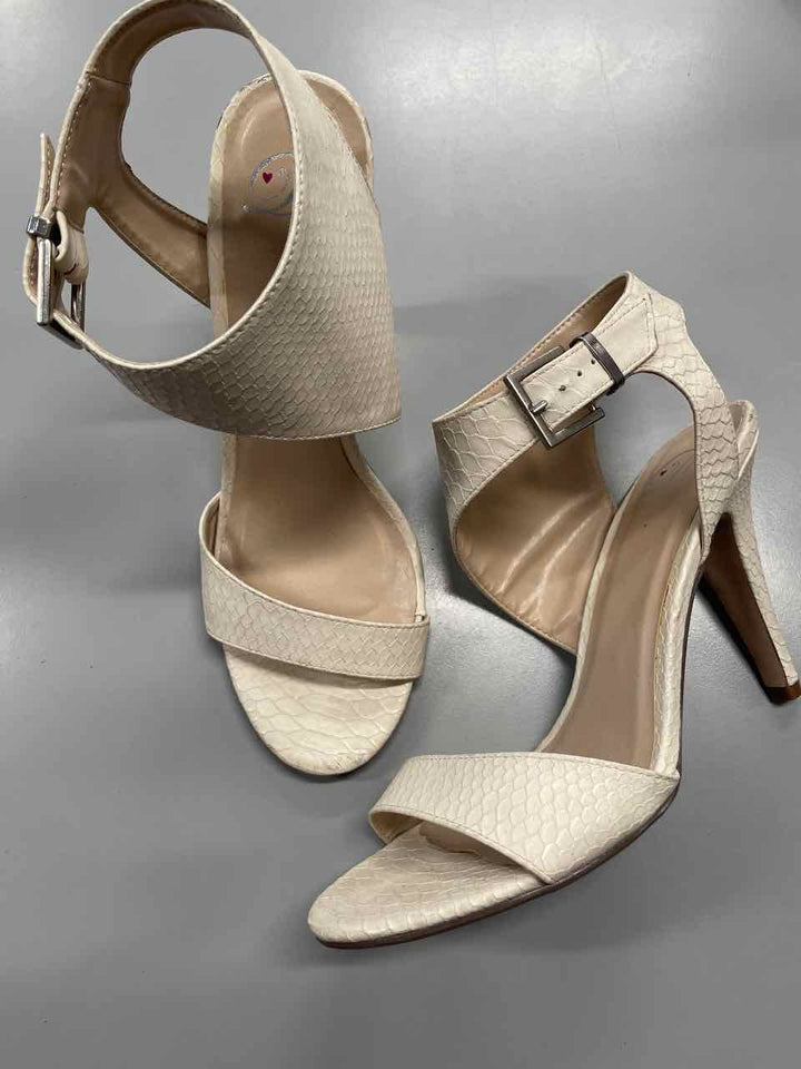 10 - cream snake sandal