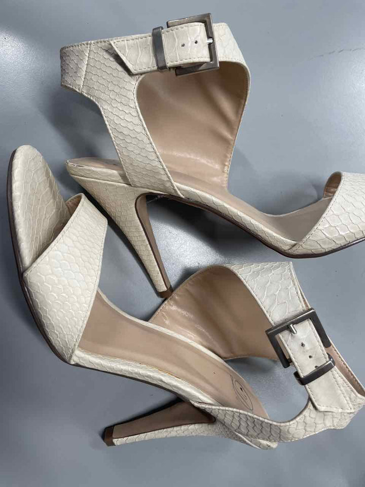 10 - cream snake sandal