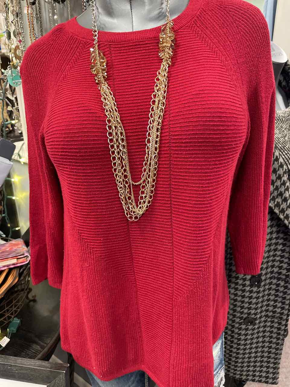 M - Christopher & Banks 3/4 Sleeve